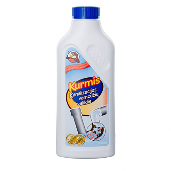 Vamzdynų valiklis KURMIS, 500ml Vamzdynų valiklis KURMIS, 500ml