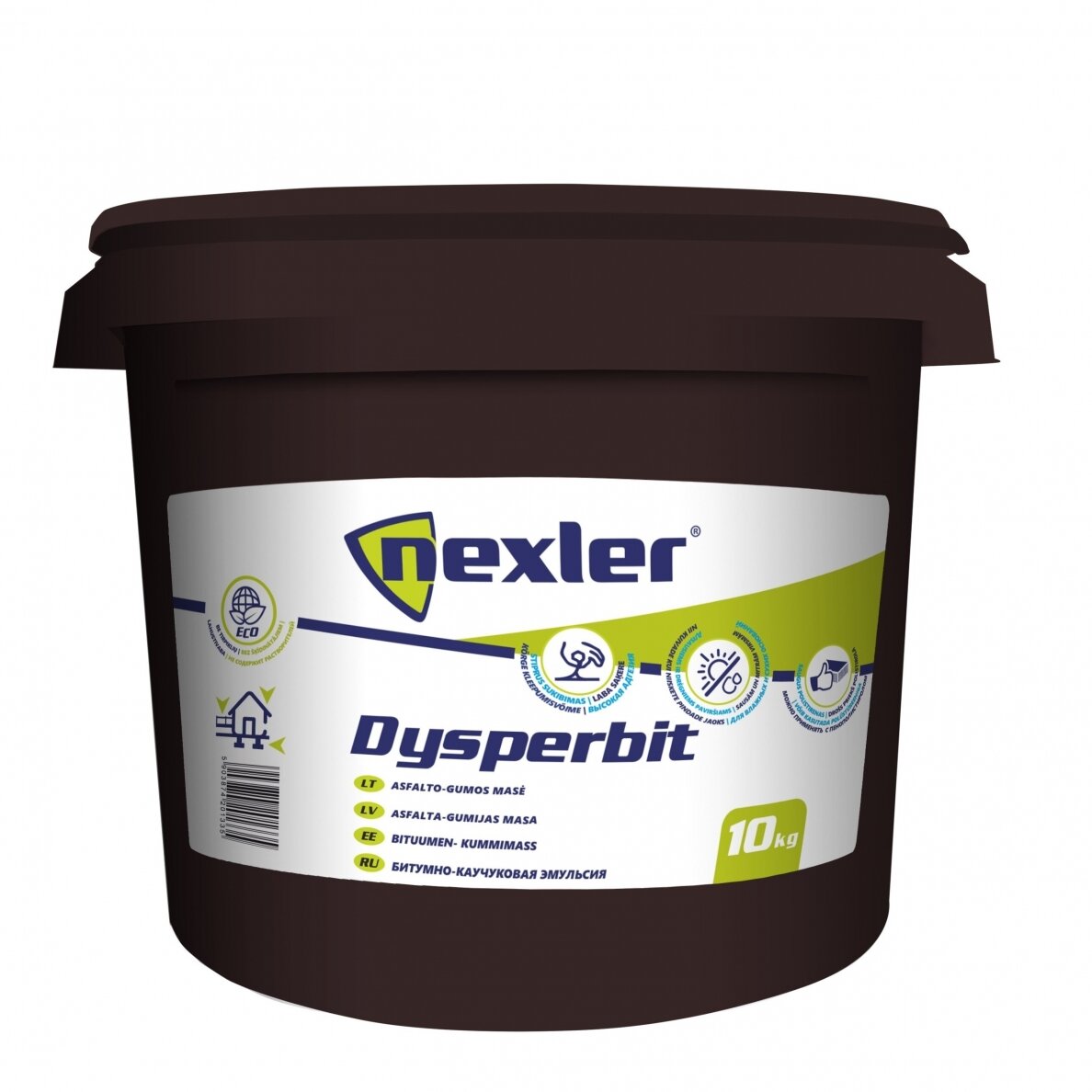 Bituminė-kaučiukinė dispersinė mastika NEXLER Dysperbit DN, 5kg