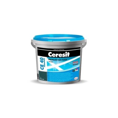 Plytelių tarpų glaistas CERESIT CE40 Aquastatic, 5kg silver (04) Plytelių tarpų glaistas CERESIT CE40 Aquastatic, 5kg silver (04)