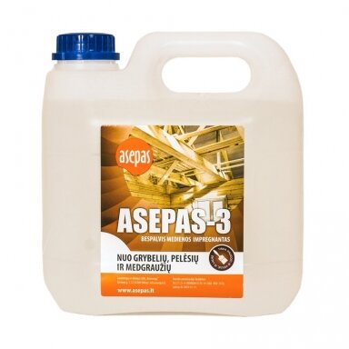 Medienos antiseptikas ASEPAS 3, 5l