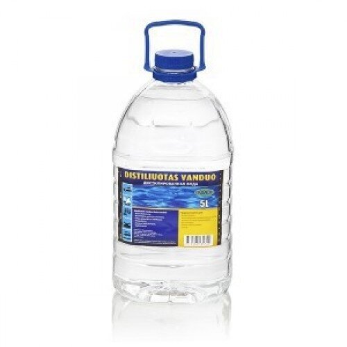 Distiliuotas vanduo SAVEX, 5l Distiliuotas vanduo SAVEX, 5l