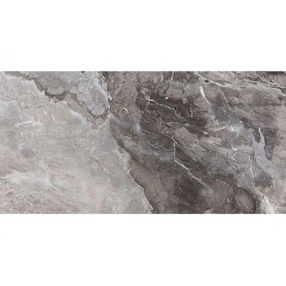 Akmens masės plytelės Lusso Gris, 60x120 cm