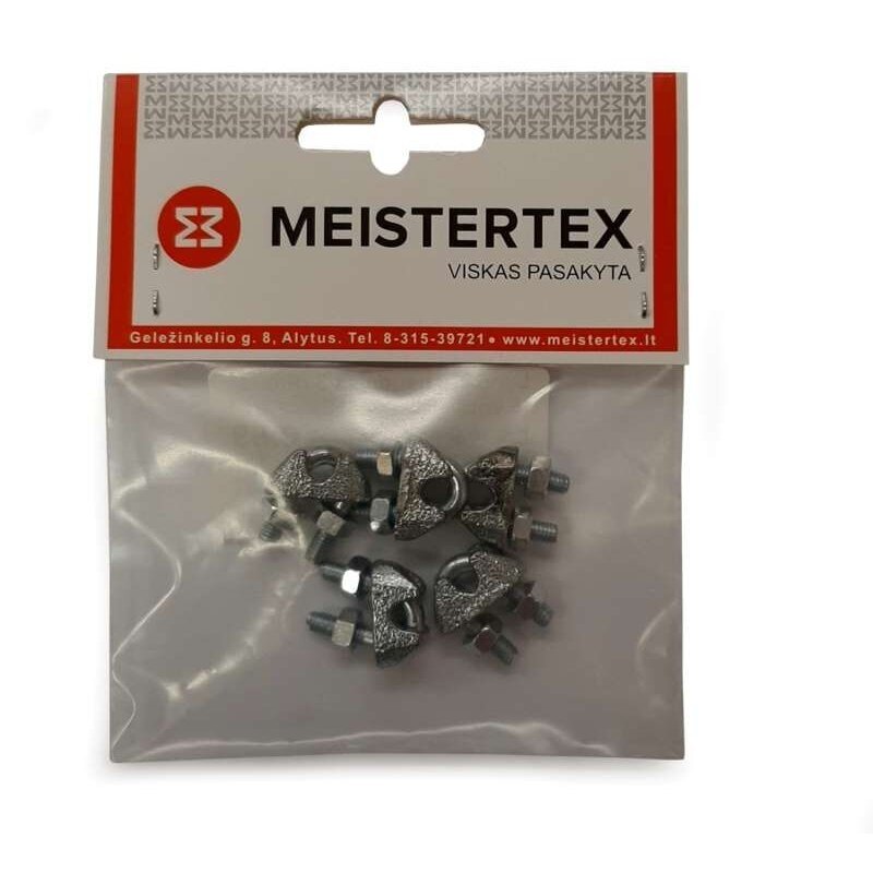Lyno suspaudėjas 6mm MEISTERTEX (5vnt)