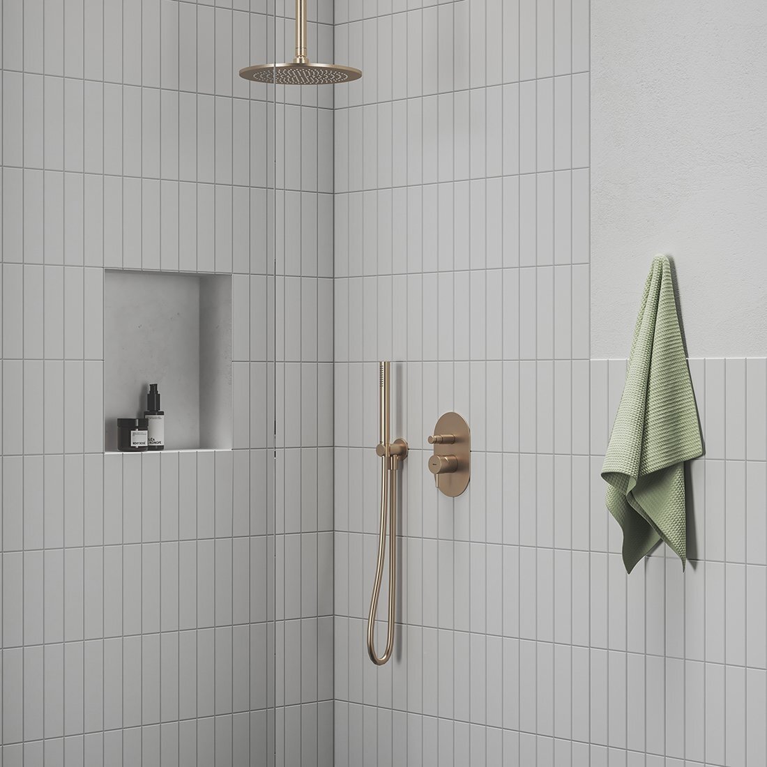 706.60RGB Potinkinis dušo išvadas su dušo laikikliu, Rose Gold Brushed 1 706.60RGB Potinkinis dušo išvadas su dušo laikikliu, Rose Gold Brushed 1
