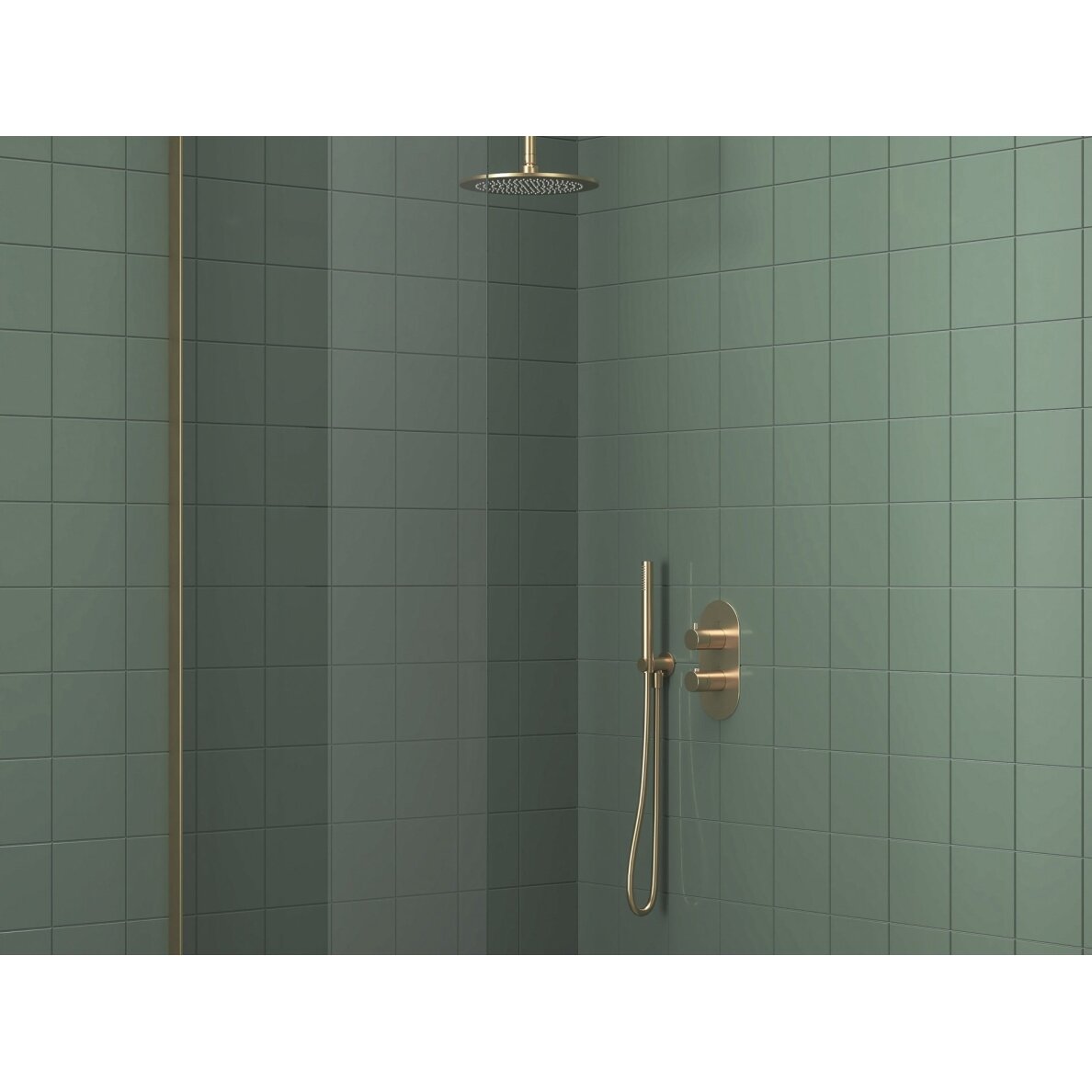 704.60GLB Dušo galvutės išvadas 30 cm, Gold Brushed 2 704.60GLB Dušo galvutės išvadas 30 cm, Gold Brushed 2