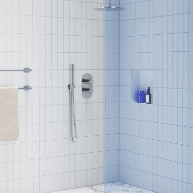 Dušo galvutės išvadas RAVAK 704.00CR, 30cm chromo sp.