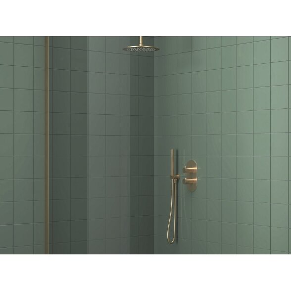 704.60GLB Dušo galvutės išvadas 30 cm, Gold Brushed 2