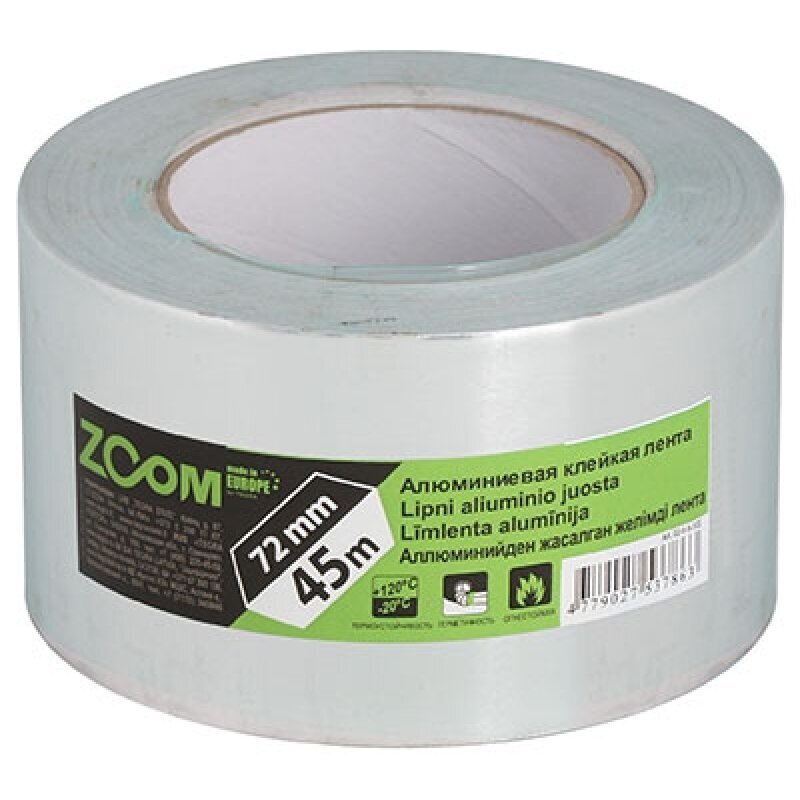 Aliuminio juosta ZOOM, 72mm 45m Aliuminio juosta ZOOM, 72mm 45m