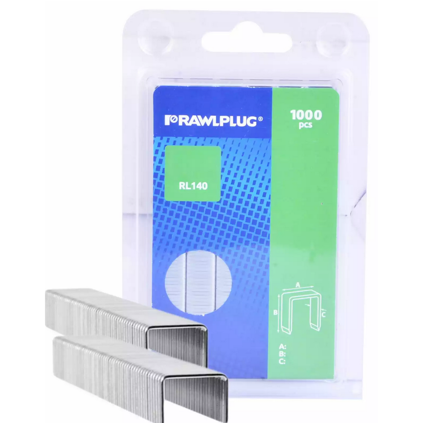 Kabės RAWPLUG RL140 RT-KSS140081, 8mm 1000vnt