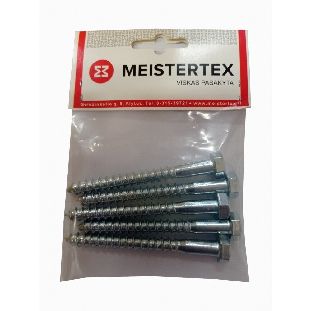 Medsraigčiai DIN571 8x80mm MEISTERTEX (5vnt.)