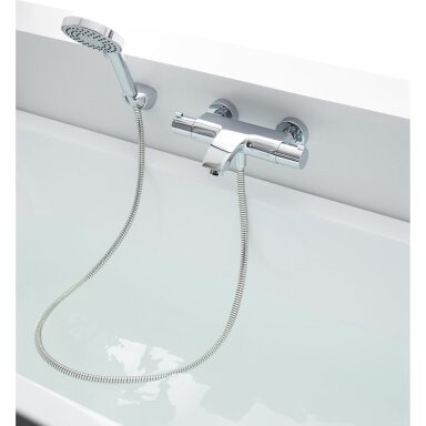 Plokščia dušo galvutė RAVAK Flat M 953.00, 3 funkcijos chromo sp.
