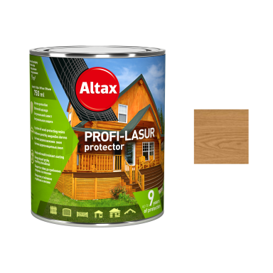 Medienos impregnantas ALTAX Profi Lasur, 0,75l ąžuolo sp. Medienos impregnantas ALTAX Profi Lasur, 0,75l ąžuolo sp.