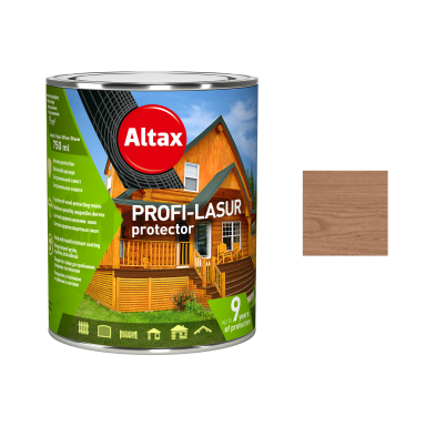 Medienos impregnantas ALTAX Profi Lasur, 0,75l kaštono sp. Medienos impregnantas ALTAX Profi Lasur, 0,75l kaštono sp.