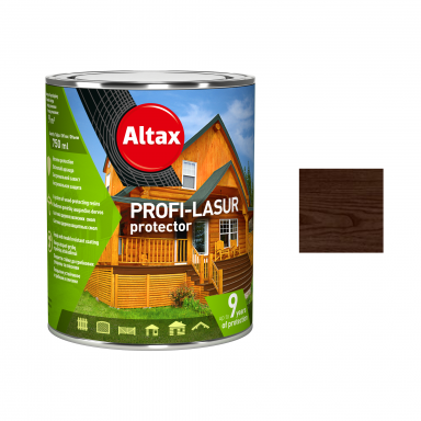 Medienos impregnantas ALTAX Profi Lasur, 0,75l palisanderio sp. Medienos impregnantas ALTAX Profi Lasur, 0,75l palisanderio sp.