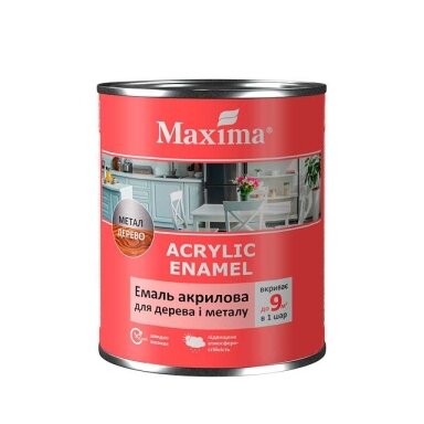 Akrilinė emalė MAXIMA, 0,75l jūros bangos sp. Akrilinė emalė MAXIMA, 0,75l jūros bangos sp.