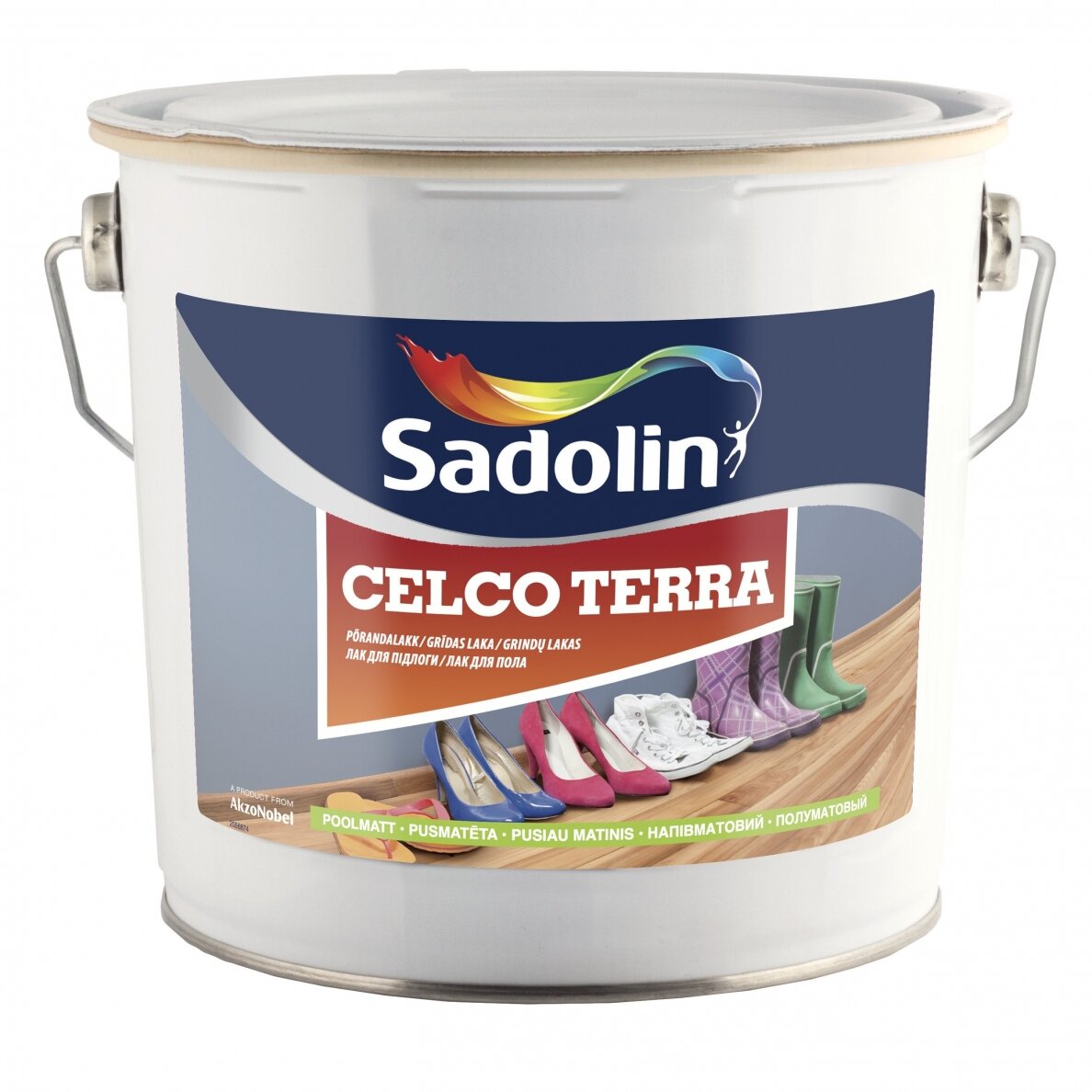 Lakas SADOLIN Celco Terra, 10l pusiaus matinis Lakas SADOLIN Celco Terra, 10l pusiaus matinis