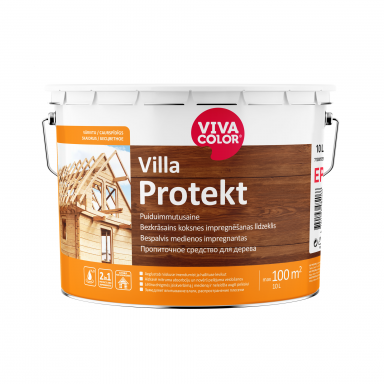 Medienos impregnantas VIVACOLOR Villa Protekt, 10l bespalvis