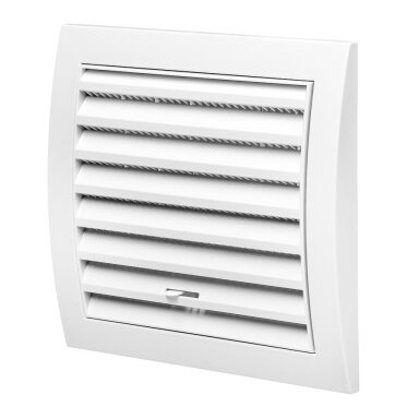 Ventiliacinės grotelės EUROPLAST N10R, 148x153mm balta sp.