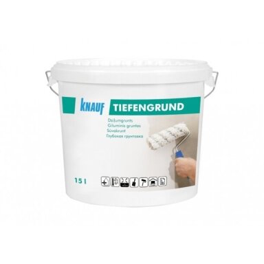 Giluminis gruntas KNAUF Tiefengrund, 15l Giluminis gruntas KNAUF Tiefengrund, 15l