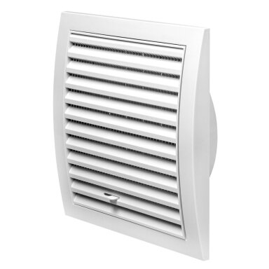 Ventiliacinės grotelės EUROPLAST ND12R, 190x190mm