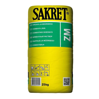 Mūro mišinys SAKRET ZM, 25kg Mūro mišinys SAKRET ZM, 25kg