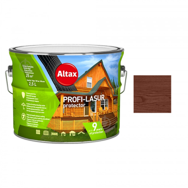 Medienos impregnantas ALTAX Profi Lasur, 2,5l riešuto sp.