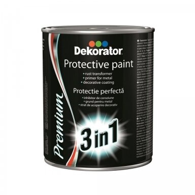 Gruntas-emalė DEKORATOR 3in1, 2,5l žalia sp.