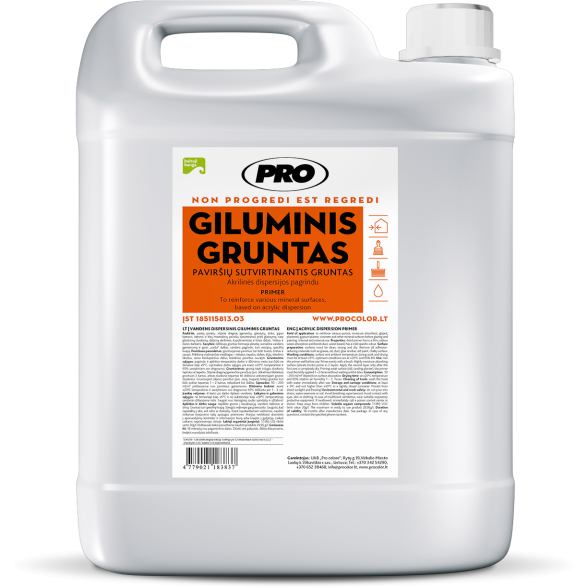 Giluminis gruntas PRO, 20l Giluminis gruntas PRO, 20l