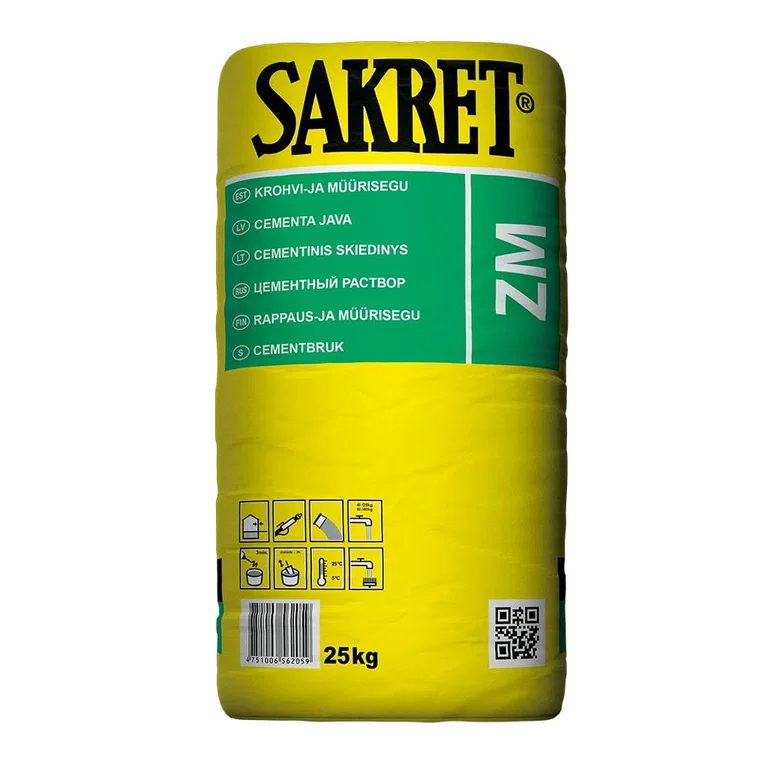 Mūro mišinys SAKRET ZM, 25kg