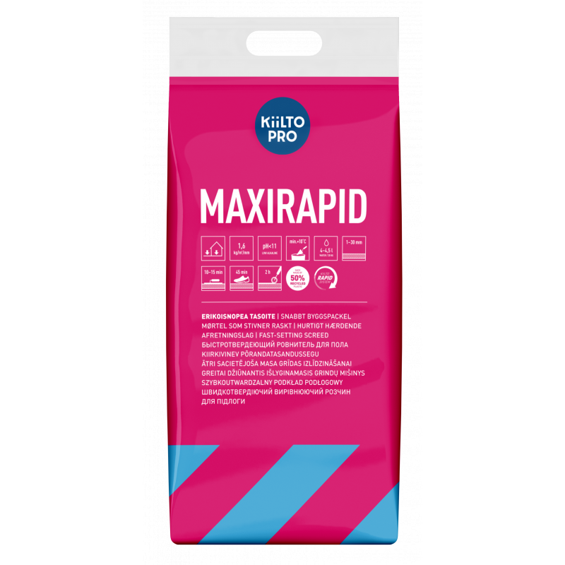 Išlyginamasis grindų mišinys KIILTO Maxirapid 1-30mm, 20kg