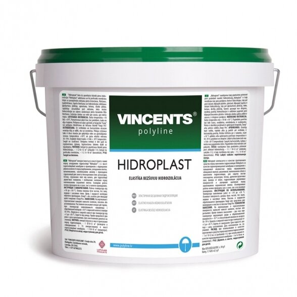 Hidroizoliacja VINCENTS POLYLINE Hidroplast, 4kg Hidroizoliacja VINCENTS POLYLINE Hidroplast, 4kg
