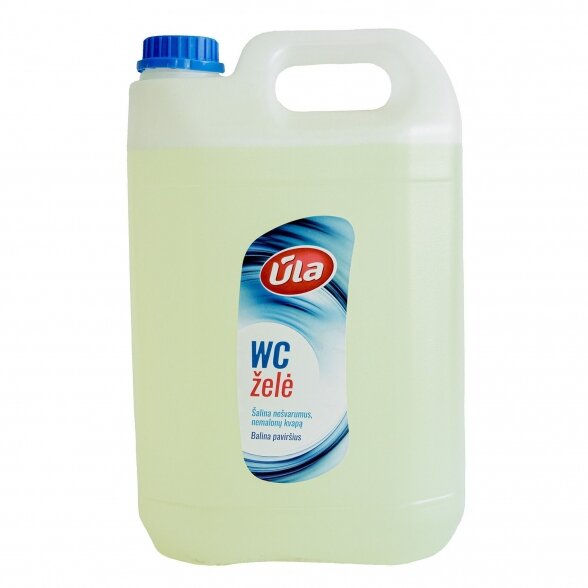 Tualeto valiklis-žele su aktyvuoju chloru ŪLA, 5l Tualeto valiklis-žele su aktyvuoju chloru ŪLA, 5l