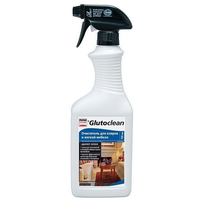 Baldų ir kilimų valiklis GLUTOCLEAN, 750ml Baldų ir kilimų valiklis GLUTOCLEAN, 750ml