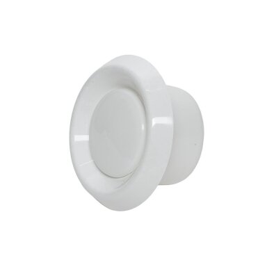 Plastikinis ventiliacijos difuzorius Europlast D125mm baltas Plastikinis ventiliacijos difuzorius Europlast D125mm baltas