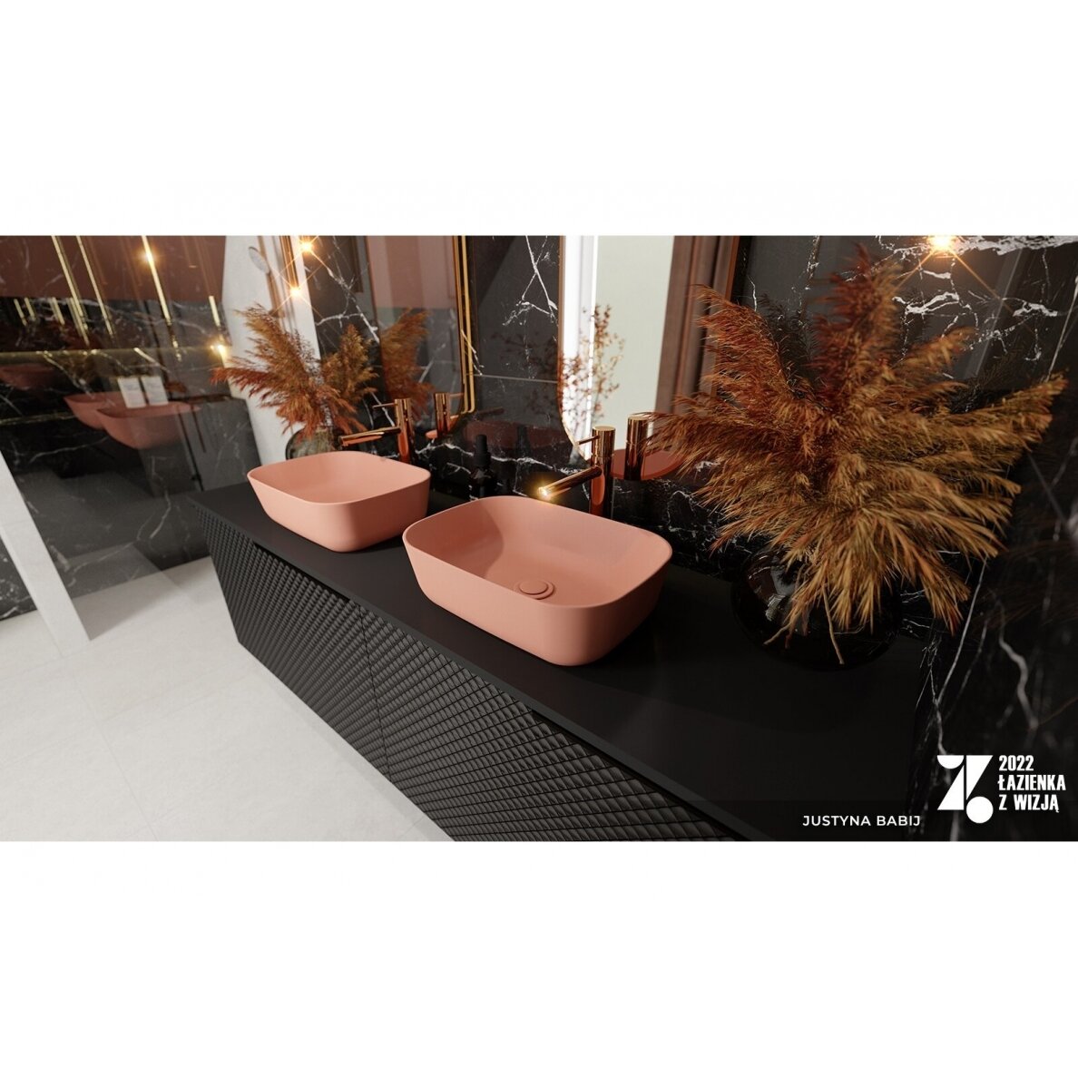 Pakabinama spintelė su marmuriniu stalviršiu ELITA Glam, 90cm 3 Pakabinama spintelė su marmuriniu stalviršiu ELITA Glam, 90cm 3