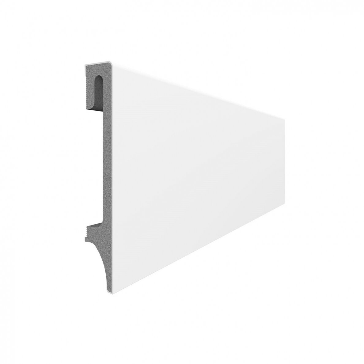 Grindjuostė PVC VOX Espumo, 250 x 10 x 1,6 cm, balta sp. (401)