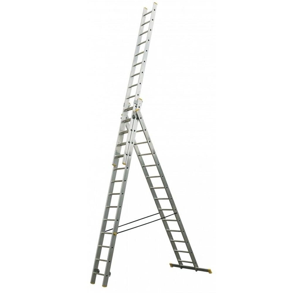 Universalios aliuminės kopėčios BAYERSYSTEM BS-DW, 3x14 pakopų