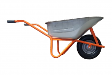 Karutis oranžinis WB999 PROFI 100L, 200kg pripučiamais (pilkais) ratais 8 sluoksnių