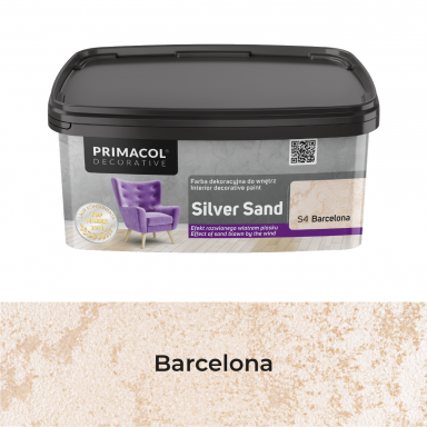 Struktūriniai dažai PRIMACOL Decor Silver Sand S4, 1l Barcelona Struktūriniai dažai PRIMACOL Decor Silver Sand S4, 1l Barcelona