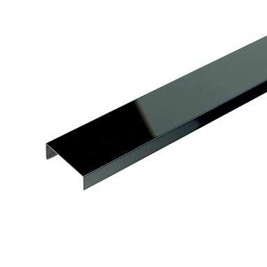 Nerūdyjančio plieno profilis C tipo S-SCG20-61-250, 8x20mm juoda sp. Nerūdyjančio plieno profilis C tipo S-SCG20-61-250, 8x20mm juoda sp.