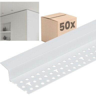 PVC profilis GKP sandūroms "Z", 12mm 305cm PVC profilis GKP sandūroms "Z", 12mm 305cm