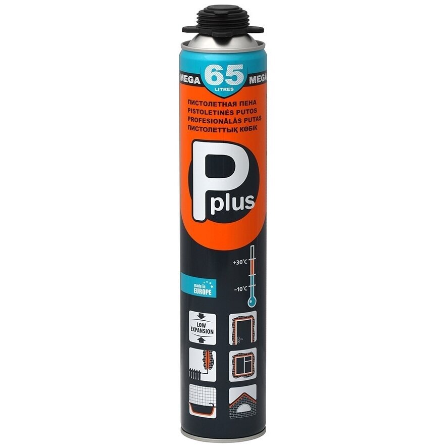 Montavimo putos PPLUS Mega Pistol iki 65l, 820ml Montavimo putos PPLUS Mega Pistol iki 65l, 820ml