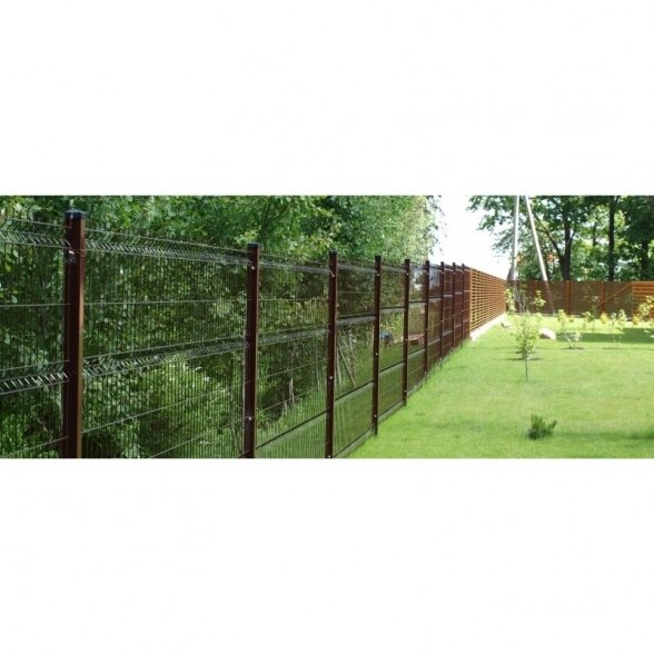 Tvoros stulpas, 6x4x200 cm ruda sp. 1