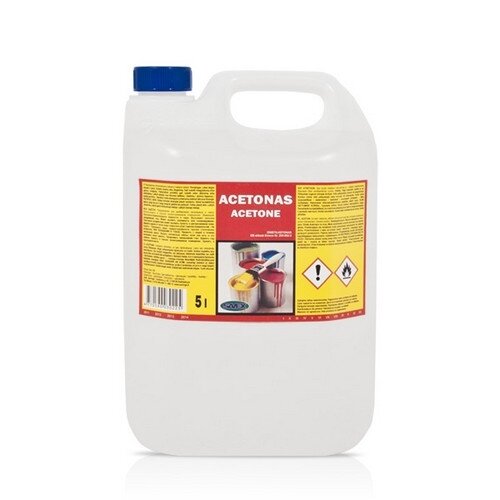 Acetonas SAVEX, 5l Acetonas SAVEX, 5l
