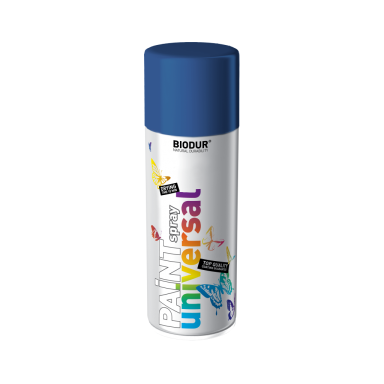 Aerozolinė emalė BIODUR Universal, 400ml mėlyna sp. RAL5010
