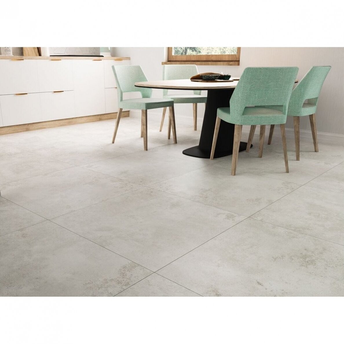 Akmens masės plytelės Torano White Mat, 59,8x59,8cm 1 Akmens masės plytelės Torano White Mat, 59,8x59,8cm 1