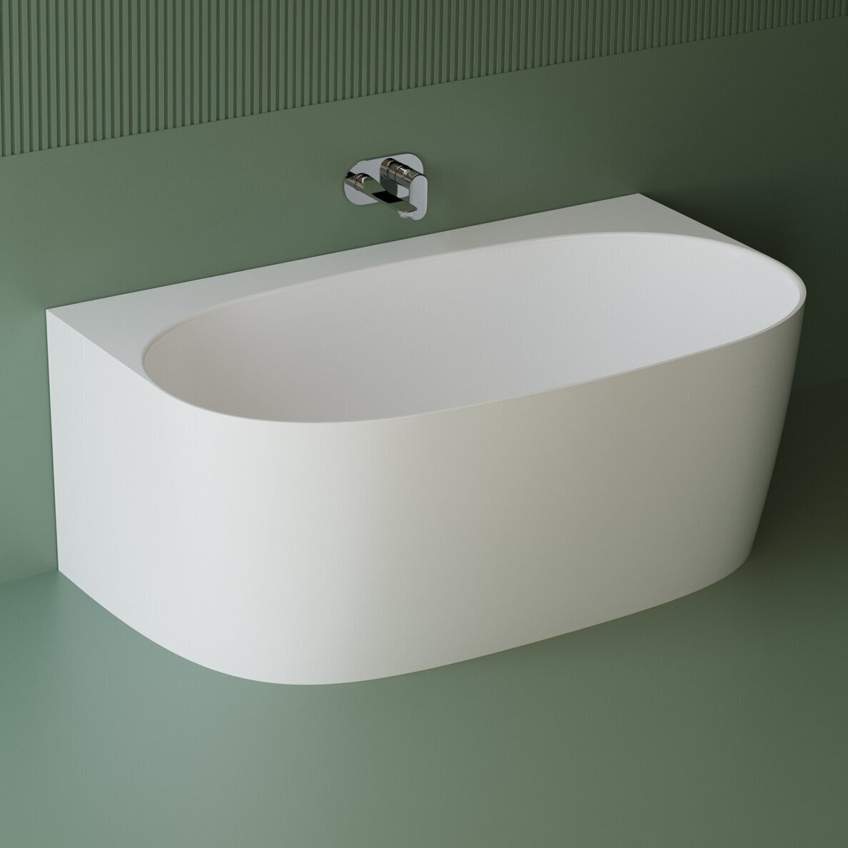 Akmens masės vonia BLU Nova, 1480x860mm 1