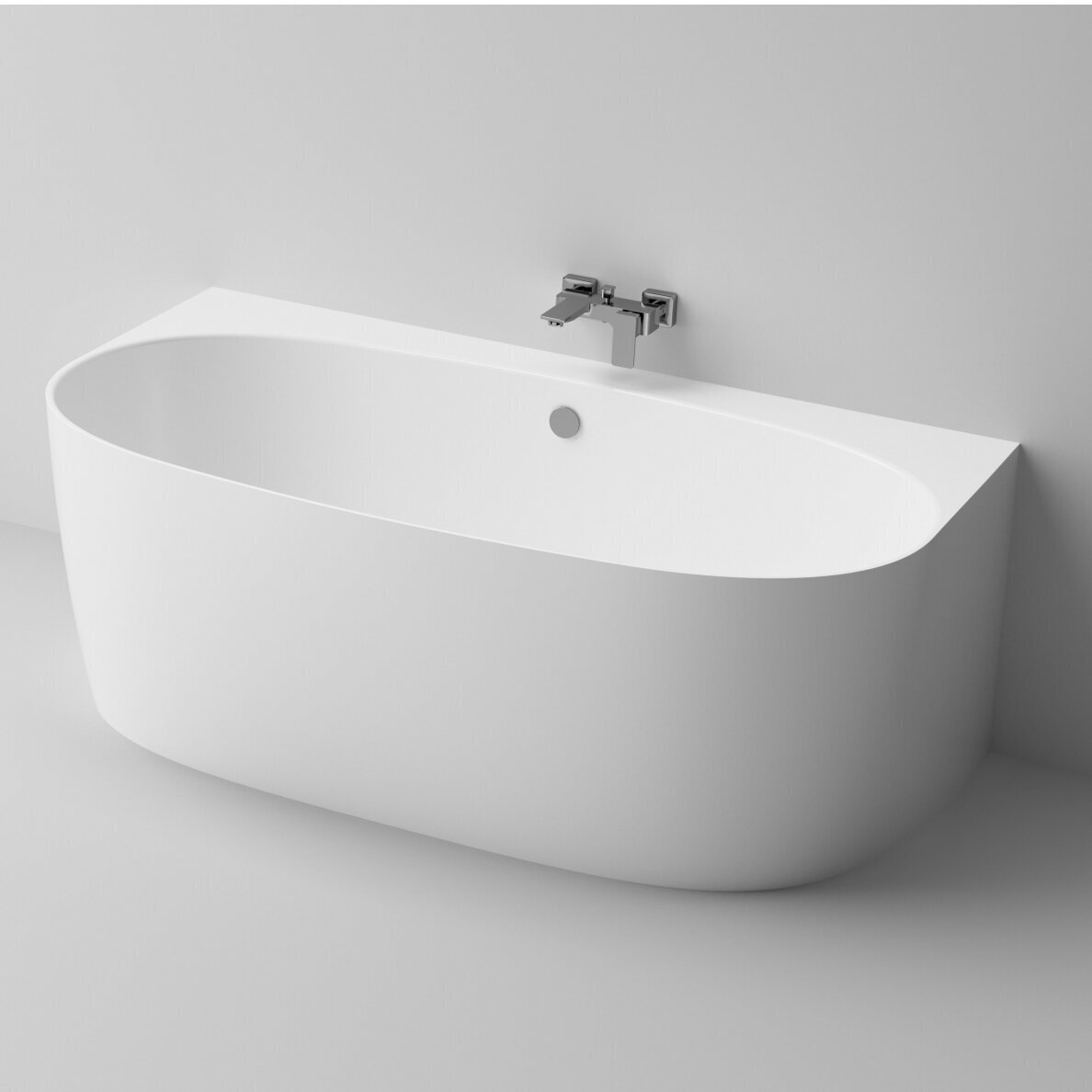 Akmens masės vonia BLU Nova, su perpylimu, 1578x860mm 1