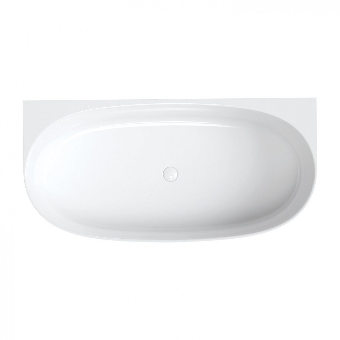 Akmens masės vonia BLU Nova Slim, 1580x800mm 2 Akmens masės vonia BLU Nova Slim, 1580x800mm 2