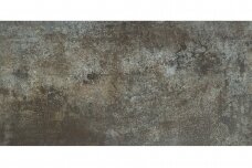 Akmens masės plytelės Rusty Metal Coal,  60x120 cm